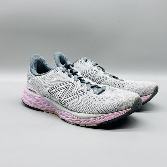 New Balance Shoes Womens 8 Gray Pink Fresh Foam 880v11 Running Athletic Sneakers - Picture 2 of 12